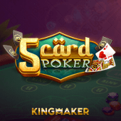 5 Card Poker table cover art