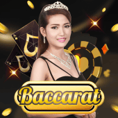Baccarat card table cover art